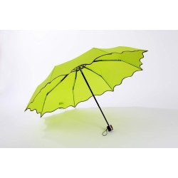 3 sections Folding umbrella with special edge